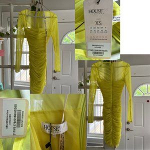 House of CB Yellow Valentina Dress / XS